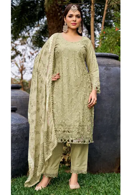 Elan E 13 A To D Cambric Cotton Embroidery Pakistani Salwar Suits Wholesalers In Surat